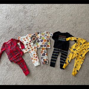 Lot of unisex jammies! 5 sets